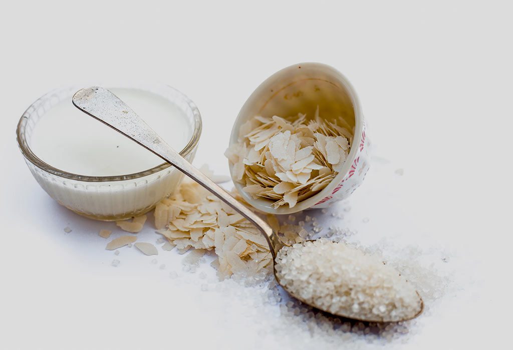 Poha kheer ingredients