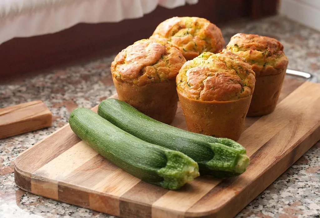 Zucchini and Bran Muffin