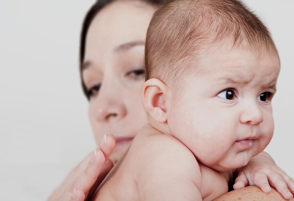 baby vomiting water