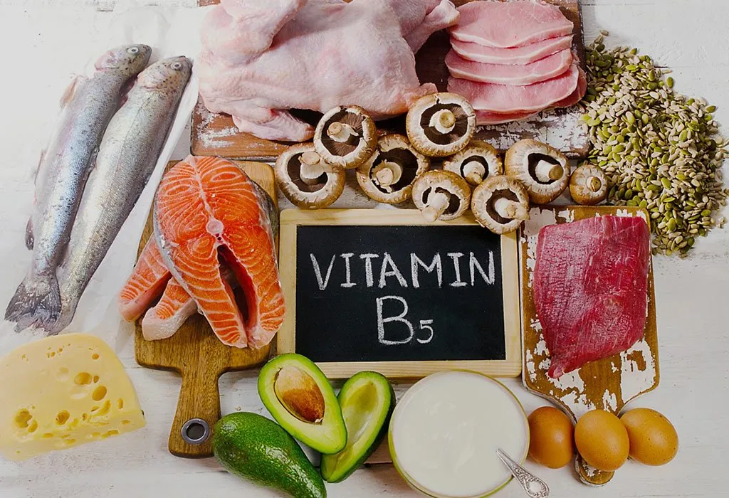 Foods containing vitamin B5