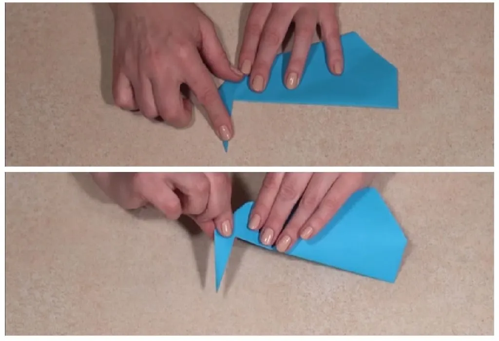 Fold the paper again