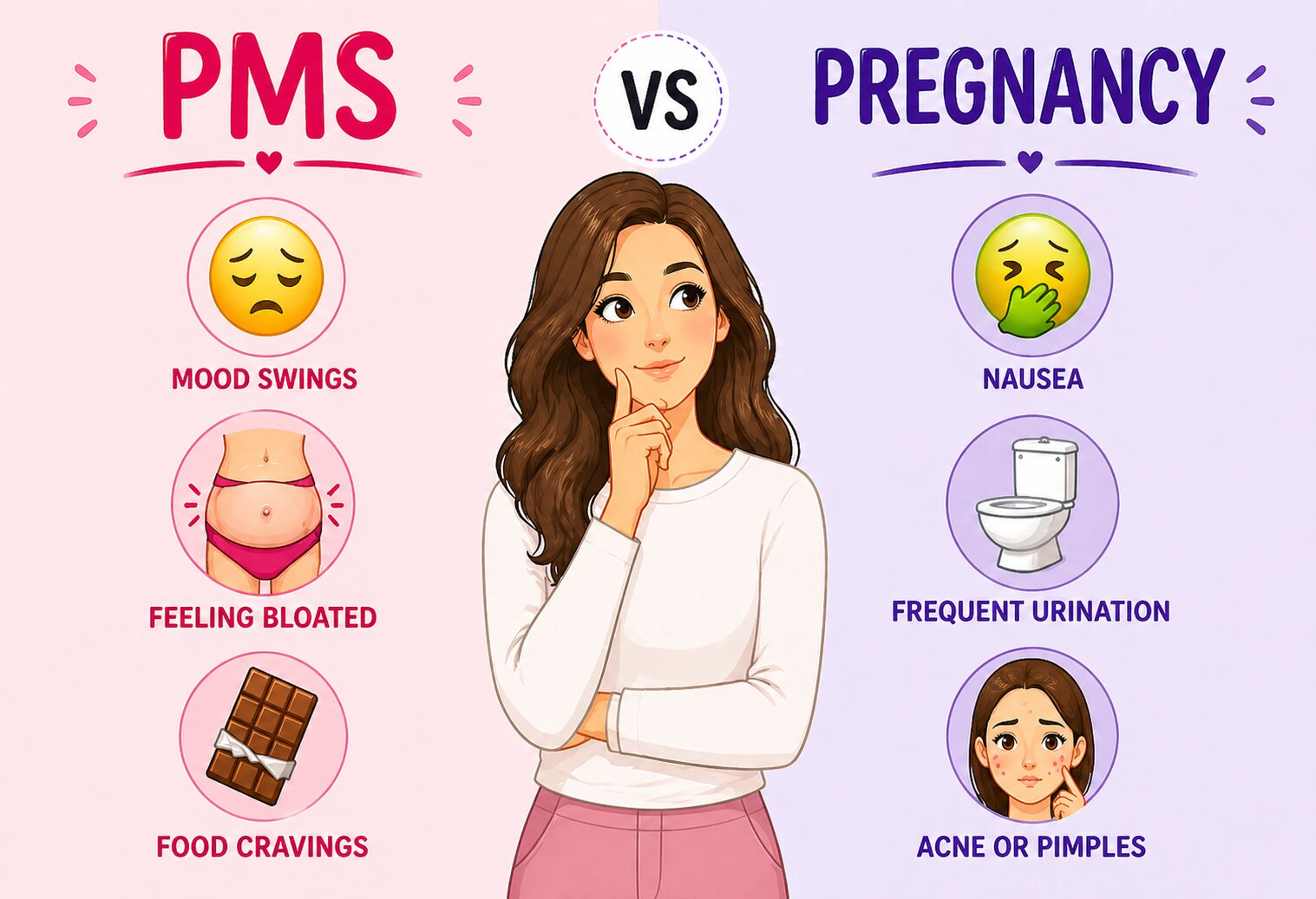 PMS vs Pregnancy Symptoms: What’s the Difference?
