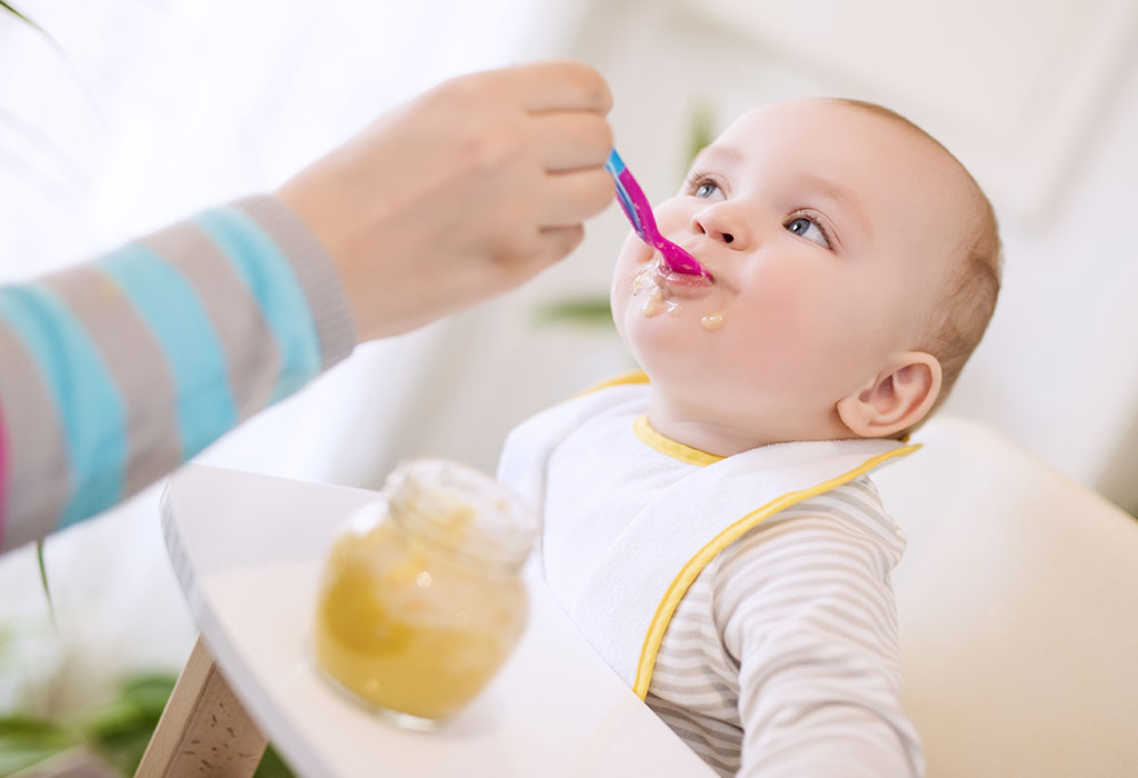 food for 6 month old baby to gain weight