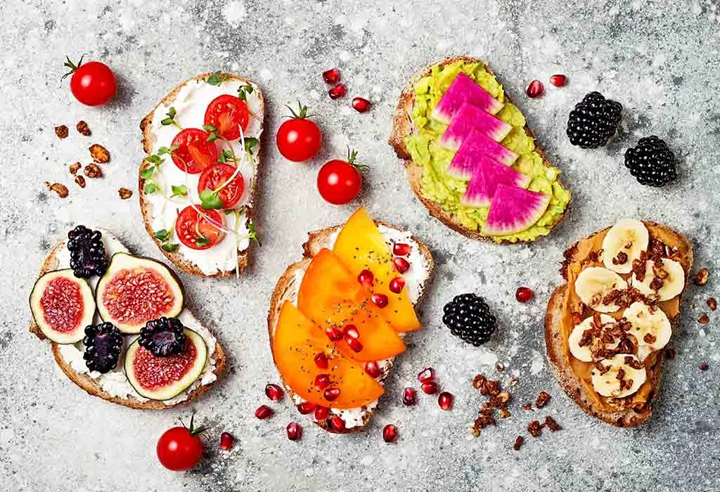 Wholegrain Toast With Topping Wholegrain Toast With Topping