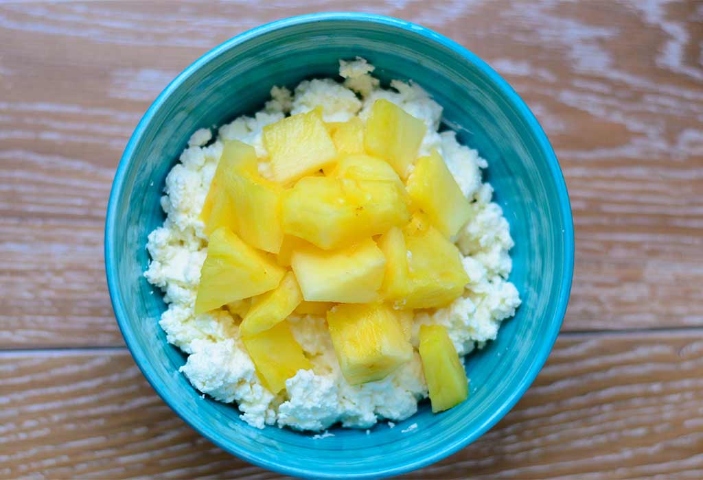 Cottage Cheese with Pineapple
