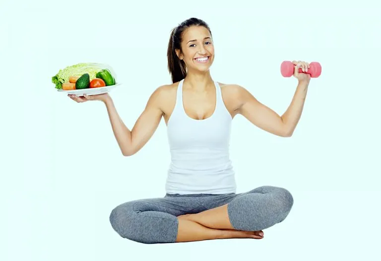 having a balanced diet and workout 
