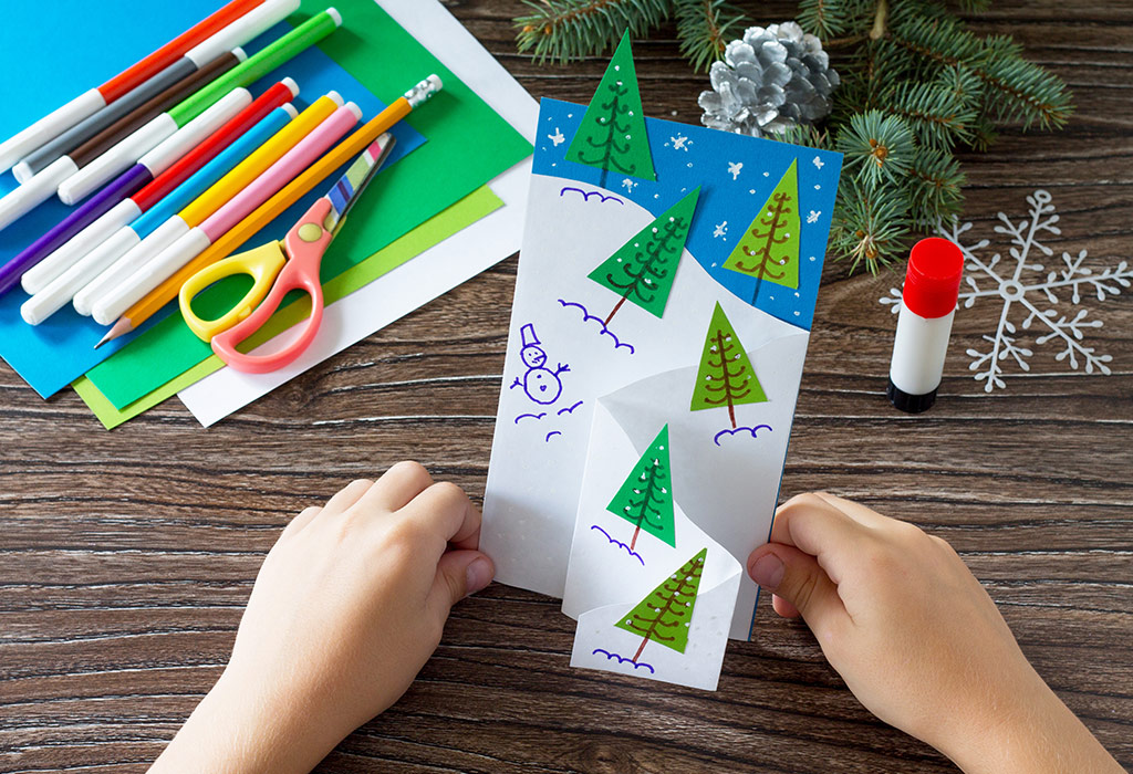 15 Unique Kids Handmade Christmas Card Ideas For 2020