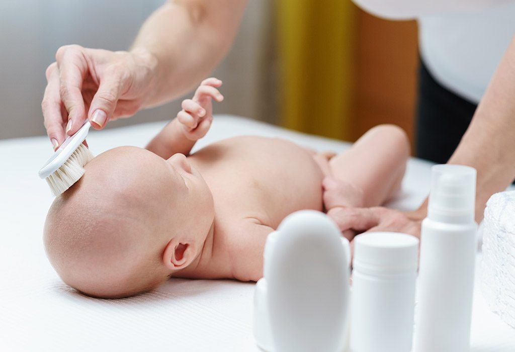 dandruff in 4 months old baby