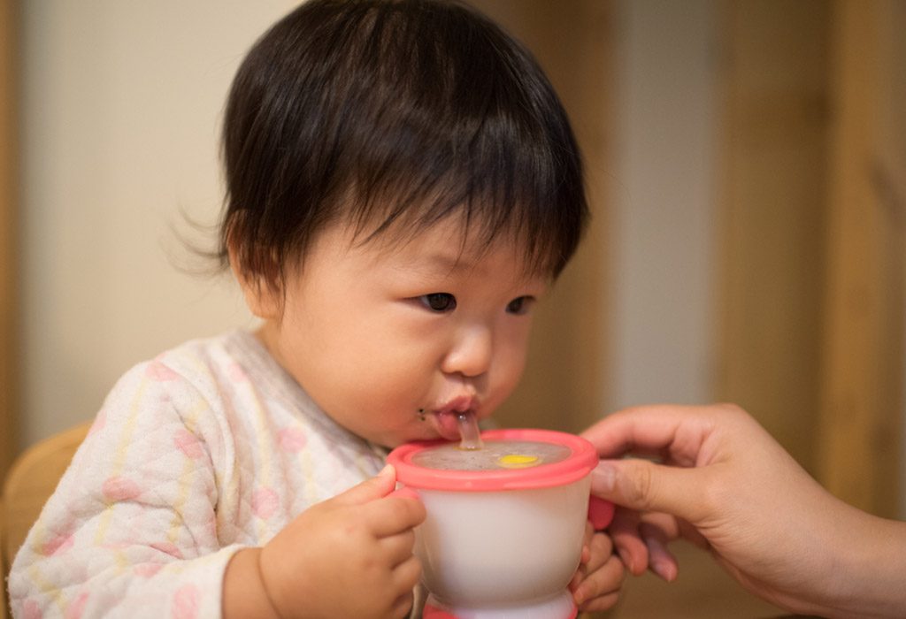 rice water for 3 month old baby