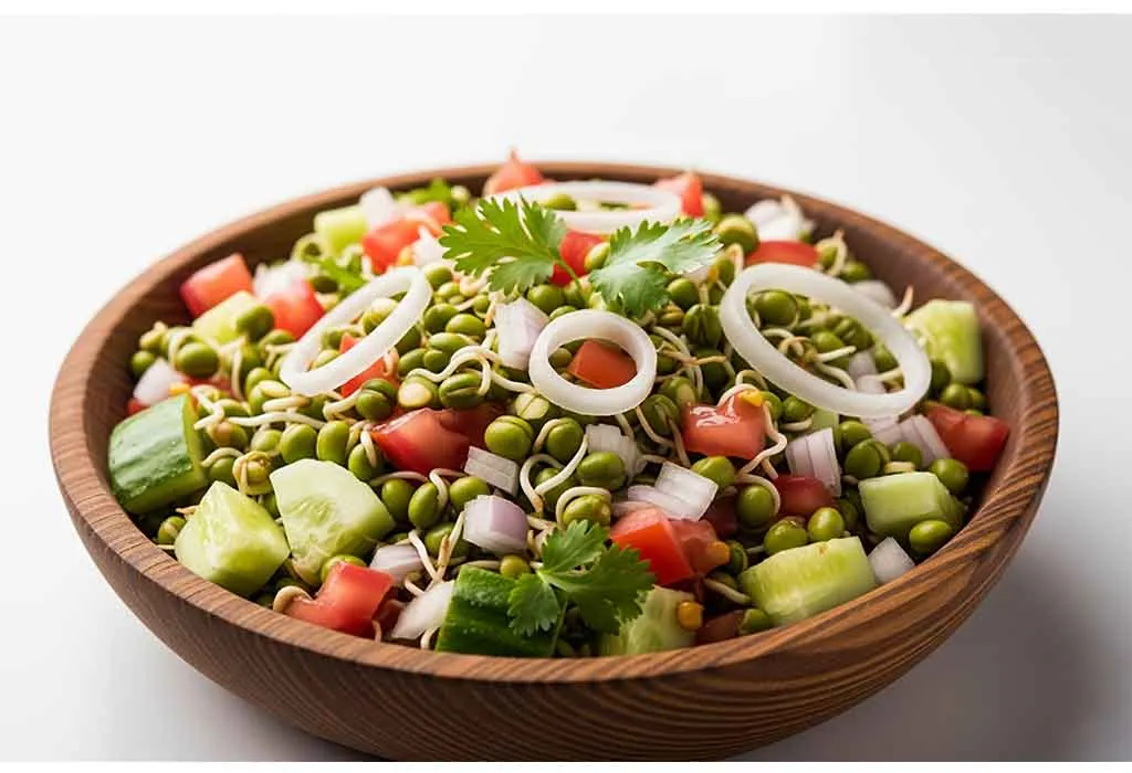 Sprouted Moong Chaat