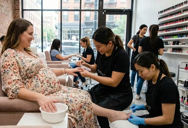 Manicure & Pedicure While Pregnant - Safety, Risks and Precautions