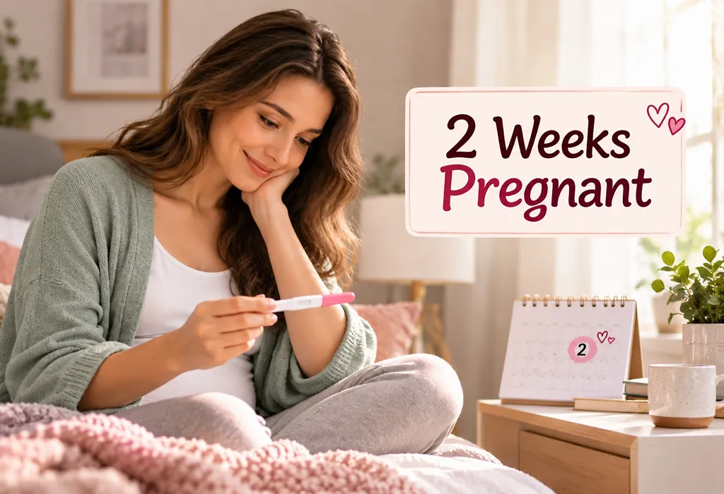 2 Weeks Pregnant – Symptoms, Baby Size & Care Tips 2 Weeks Pregnant – Symptoms, Baby Size & Care Tips