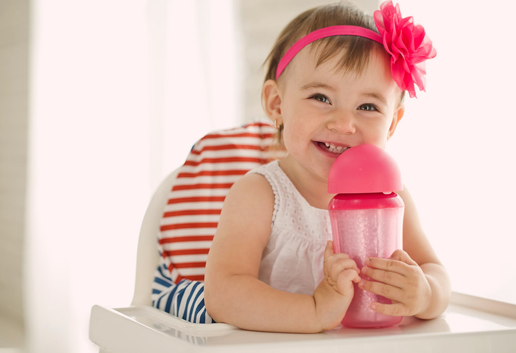 feeding baby water