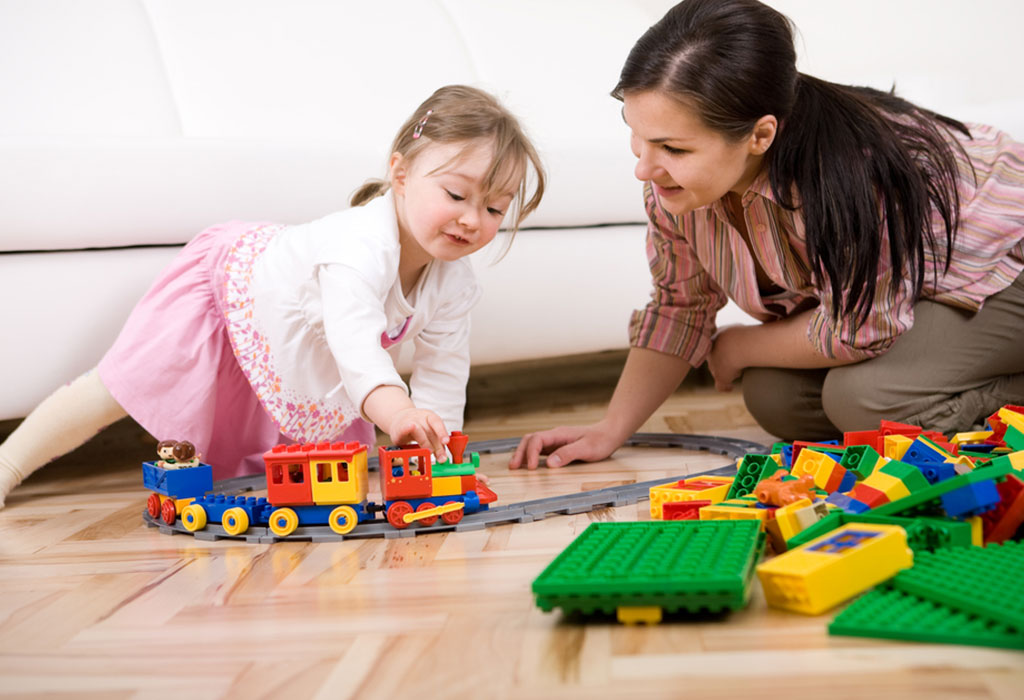 child playing games