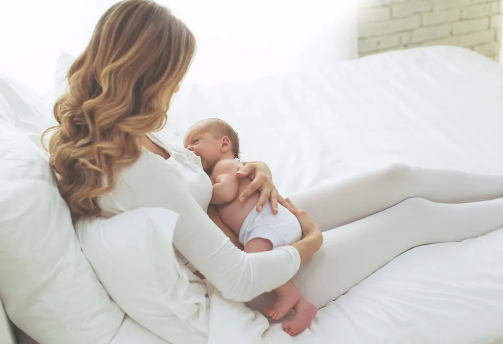 Sleeping while nursing baby