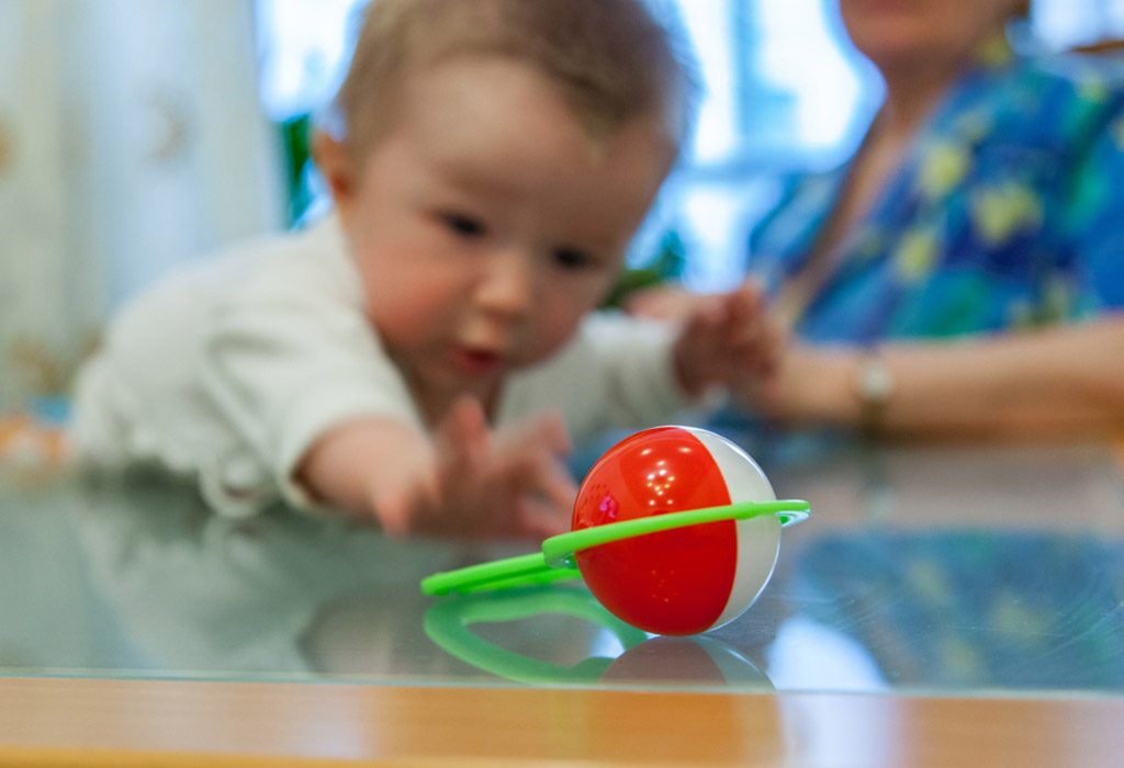 hand regard in infants