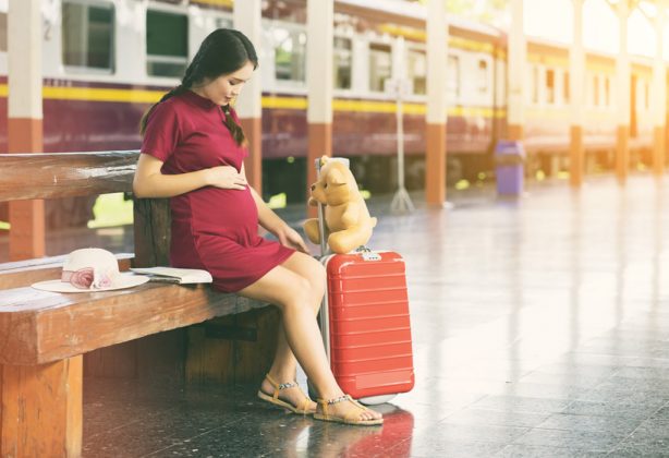 can pregnant lady travel by train