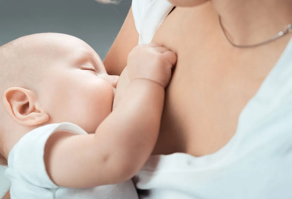 Baby falls store asleep while nursing