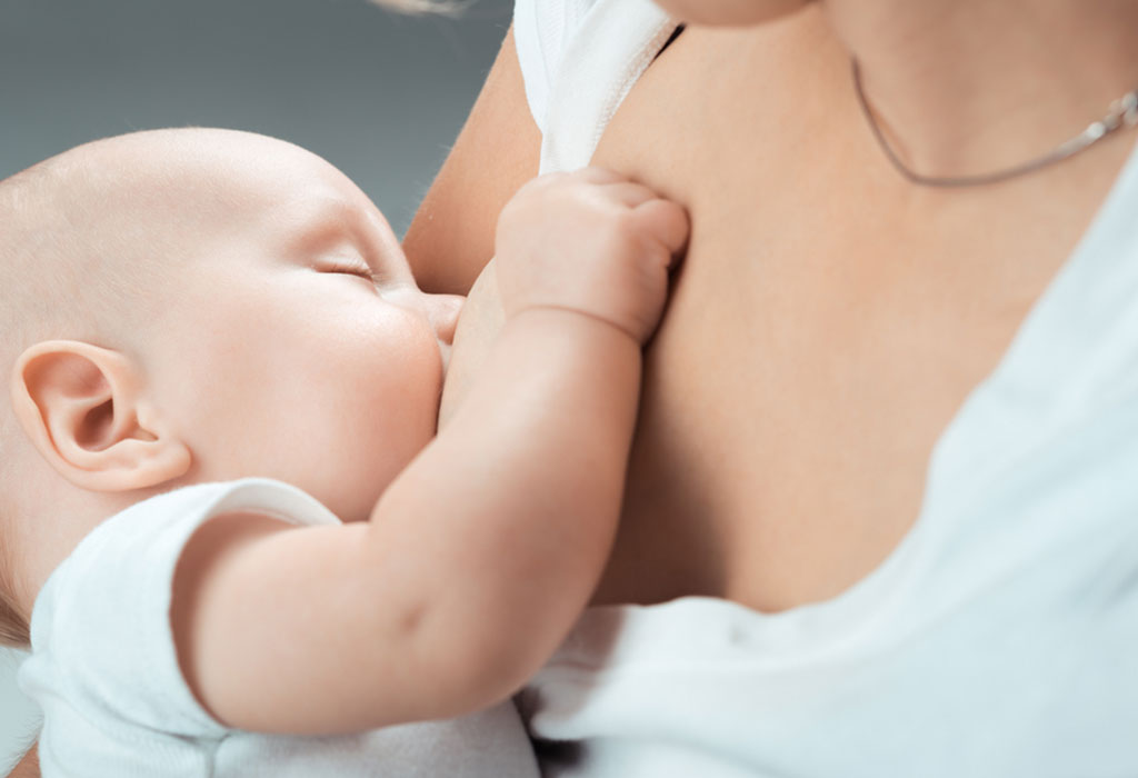 newborn falls asleep at breast