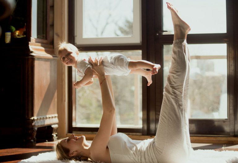 14 Easy & Fun Exercises Mother Can Do with Baby