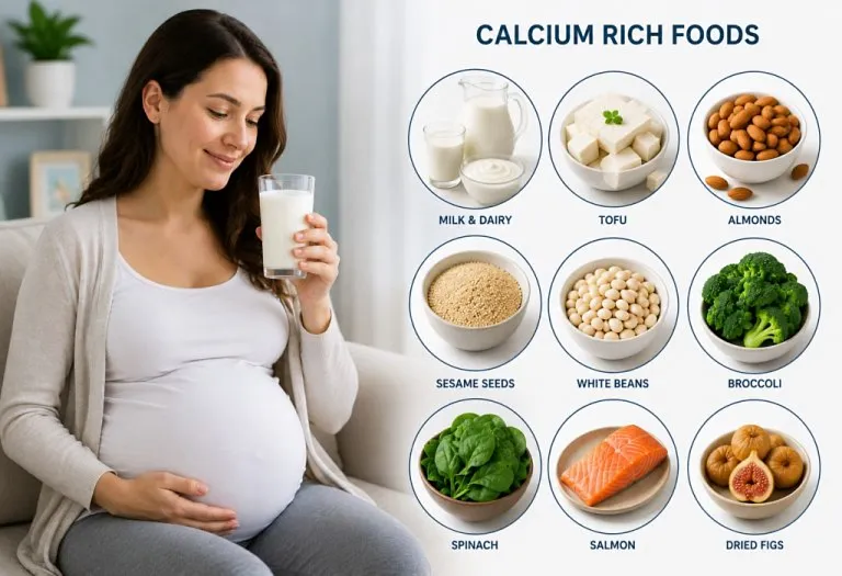 Calcium in Pregnancy: Requirement, Sources, & Supplements