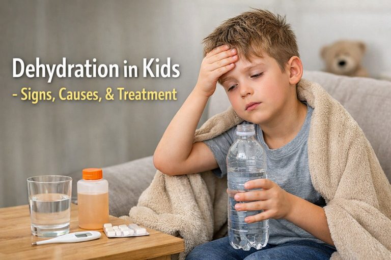 Dehydration in Kids - Signs, Causes, & Treatment