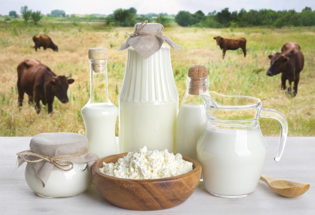 introducing cow's milk to breastfed baby