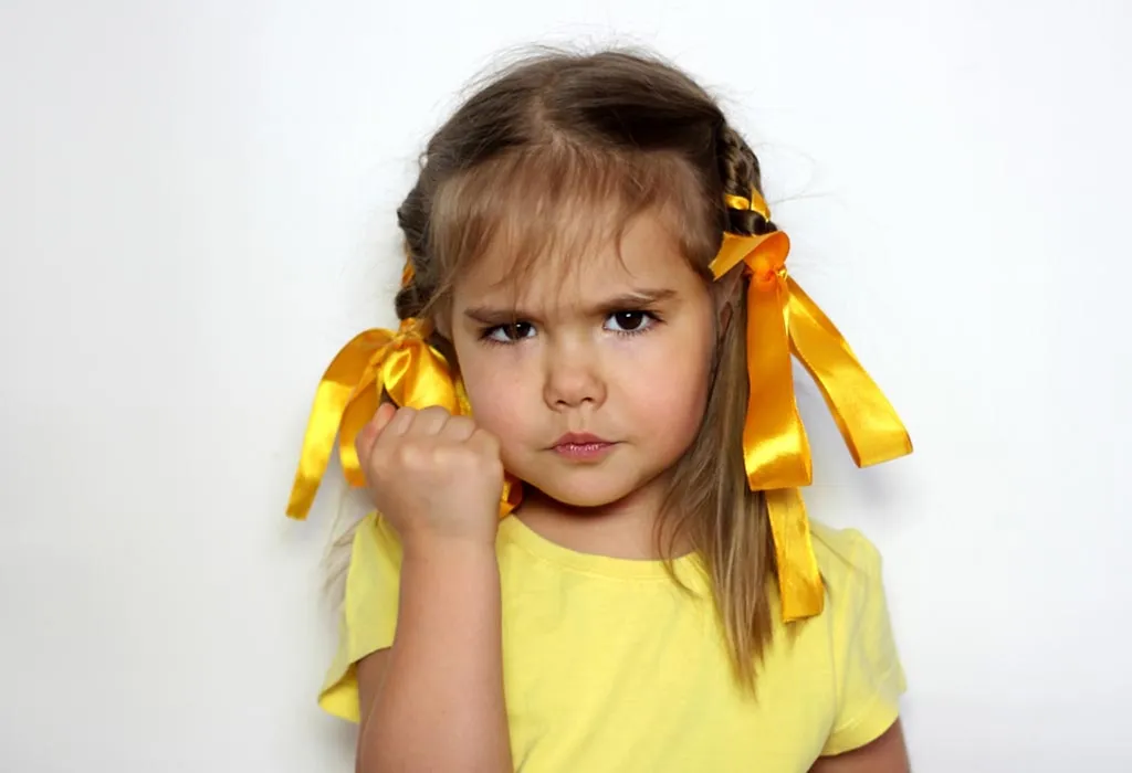  An angry girl