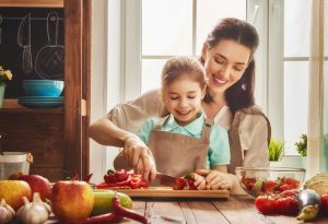 Girl cooking