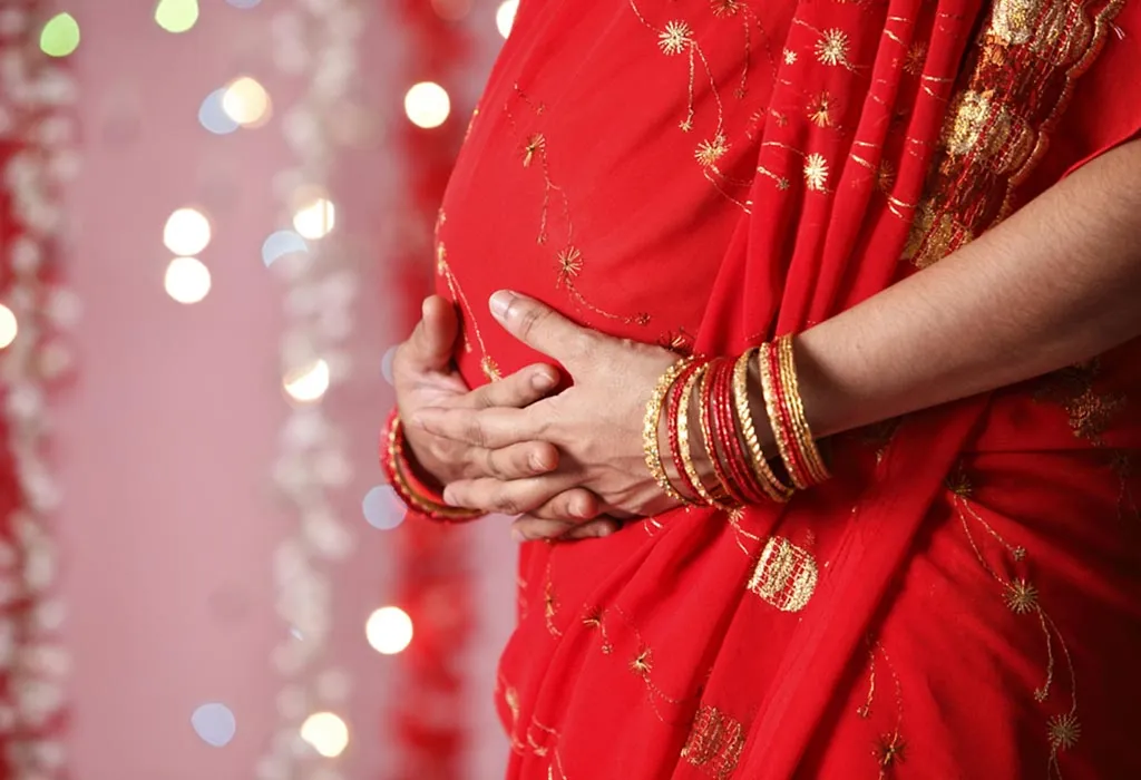how to wear saree in pregnancy- wearing a saree in pregnancy  Long saree  blouse designs, Long blouse designs, Saree blouse styles