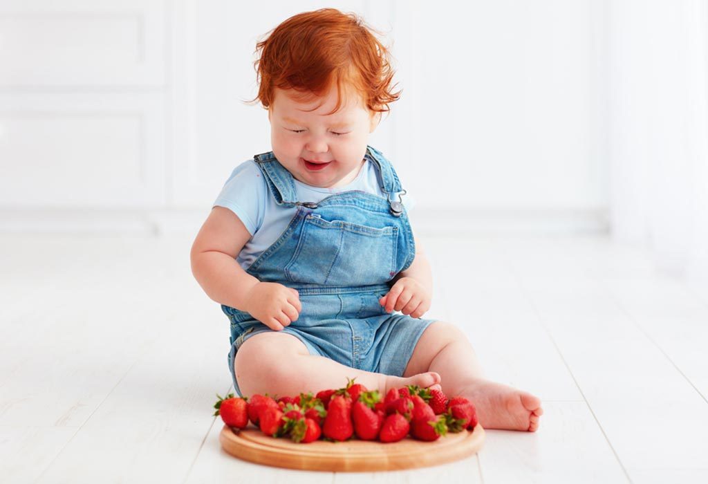 When can deals babies have strawberries