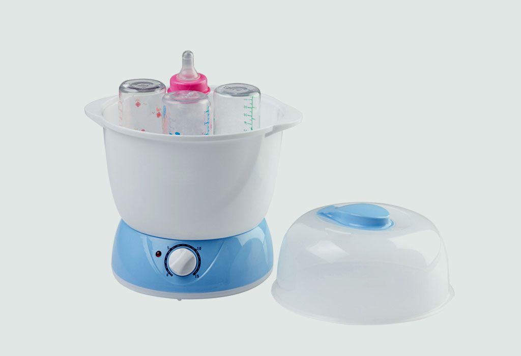 How to sterilize feeding bottle store at home