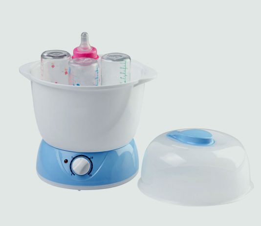 শিশুর বোতল নির্বীজন করা