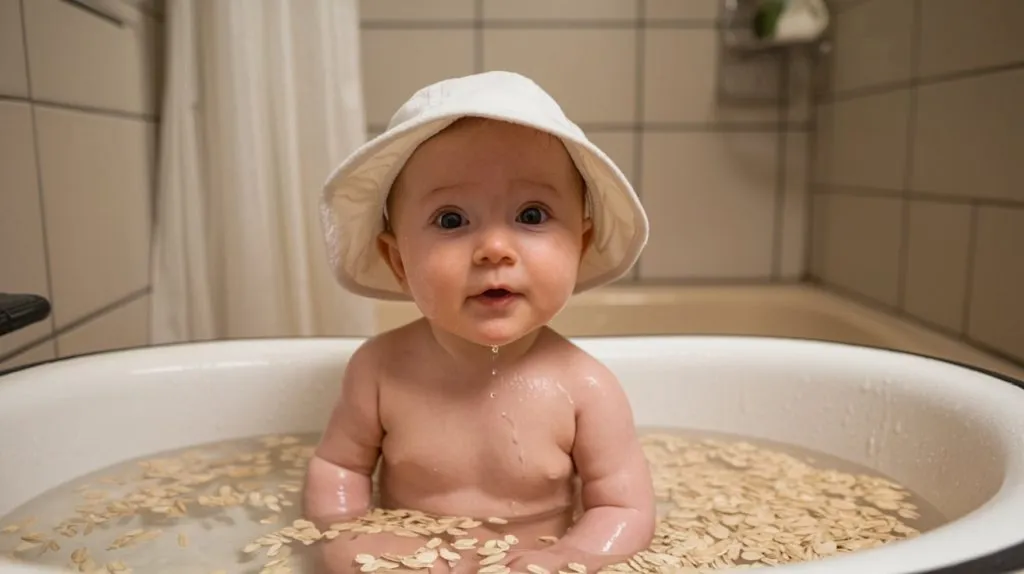 Oatmeal Bath for baby