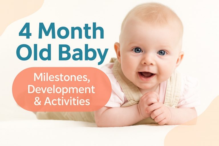 4-Month-Old Baby: Milestones, Development & Activities