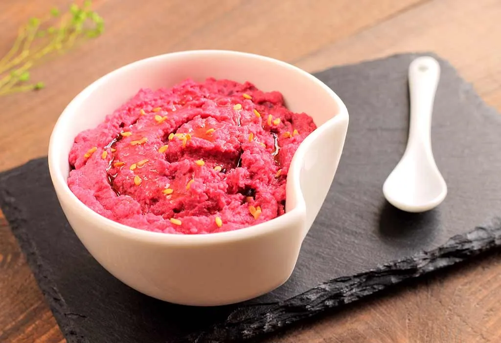 Beetroot and Lentil Puree