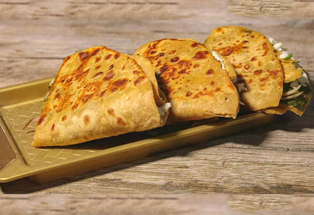 Veggie-Stuffed Paratha