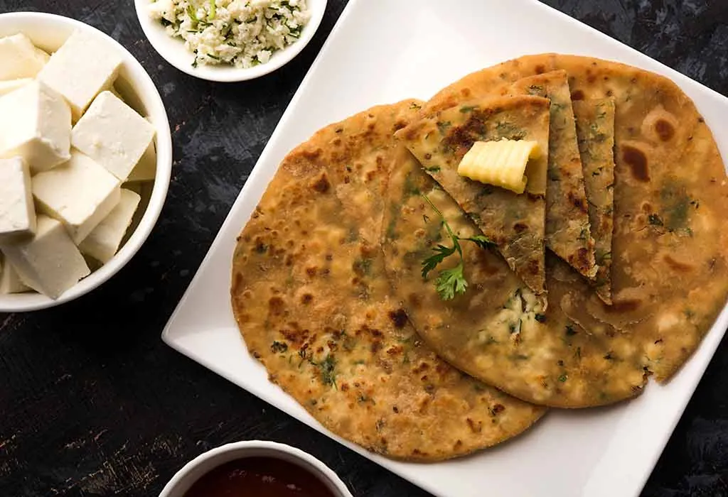 Jalapeno-Cheese Paratha