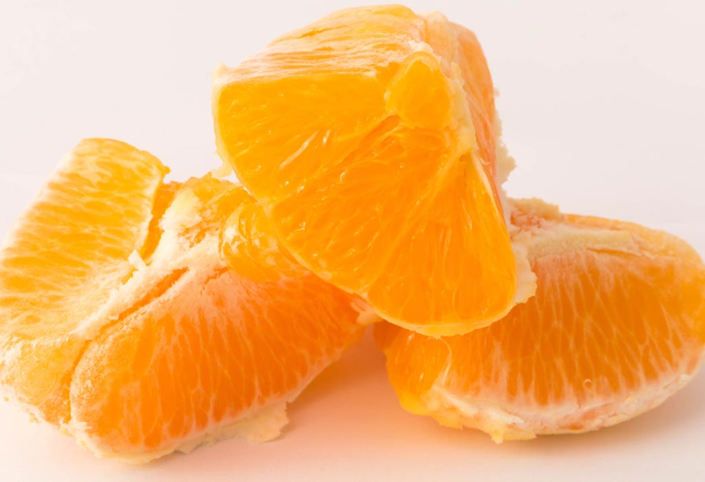 संत्र्याचे पौष्टिक मूल्य