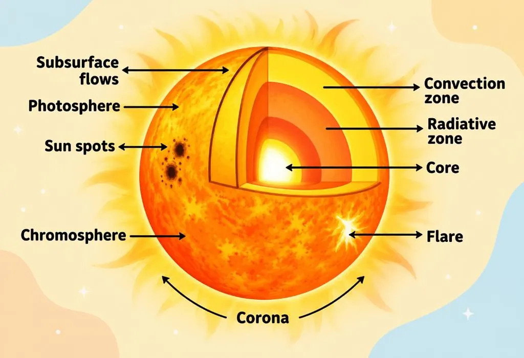 Sun In Soace 25 Interesting Sun Facts and Information for Kids