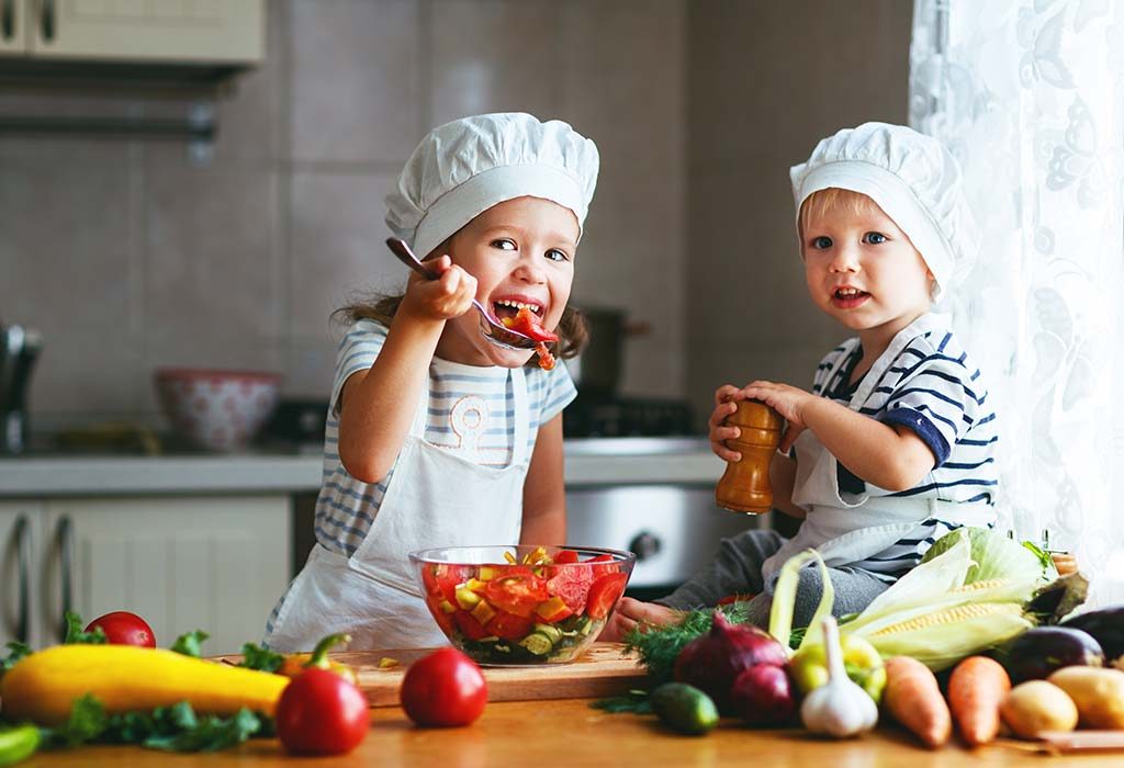 Involve children in the cooking process