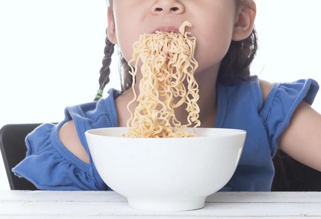 Can 2 years old eat noodles?