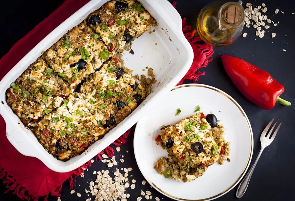 Oats Baked Vegetable Au Gratin
