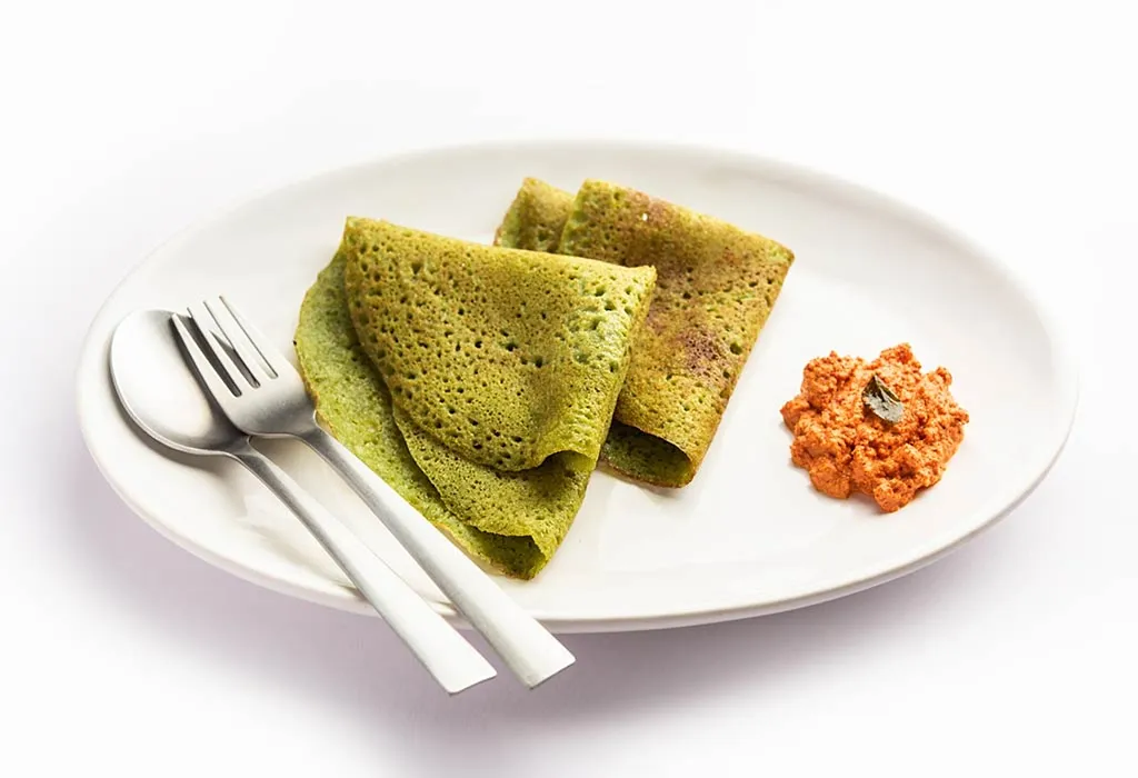 Spinach Dosa