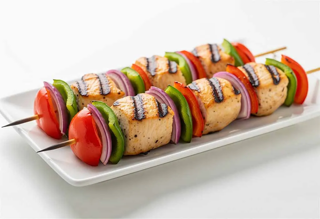 Chicken & Veggie Skewers