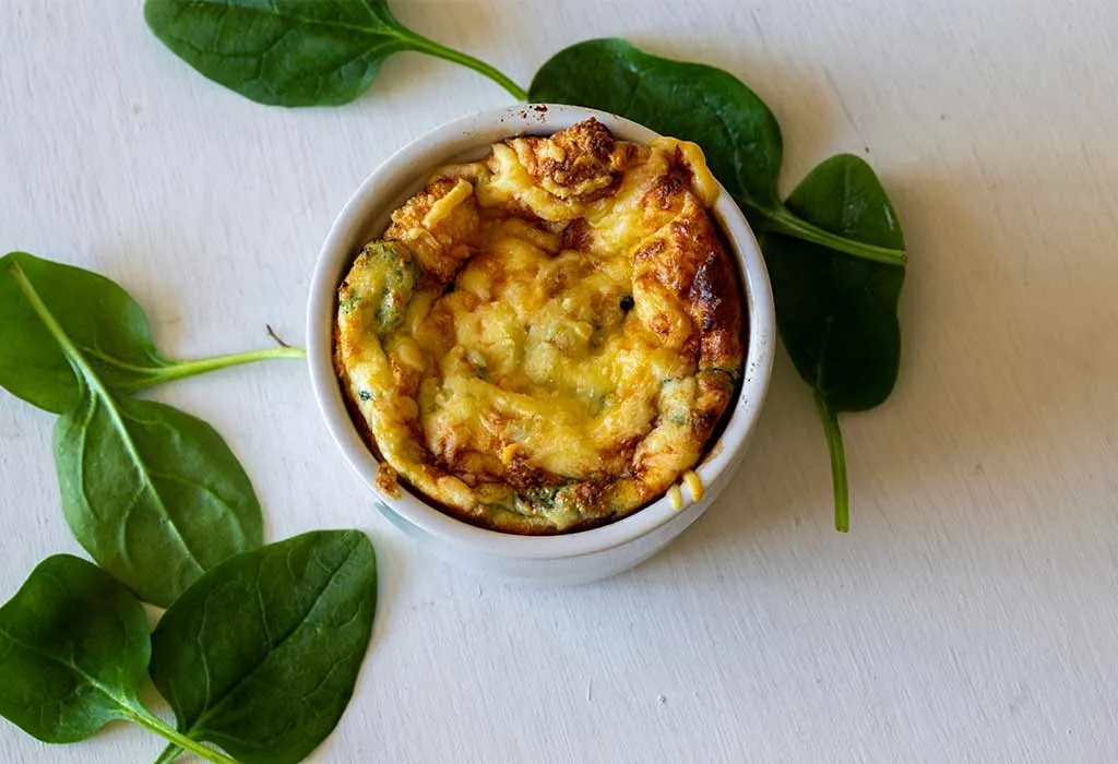 Baby Souffle of Spinach