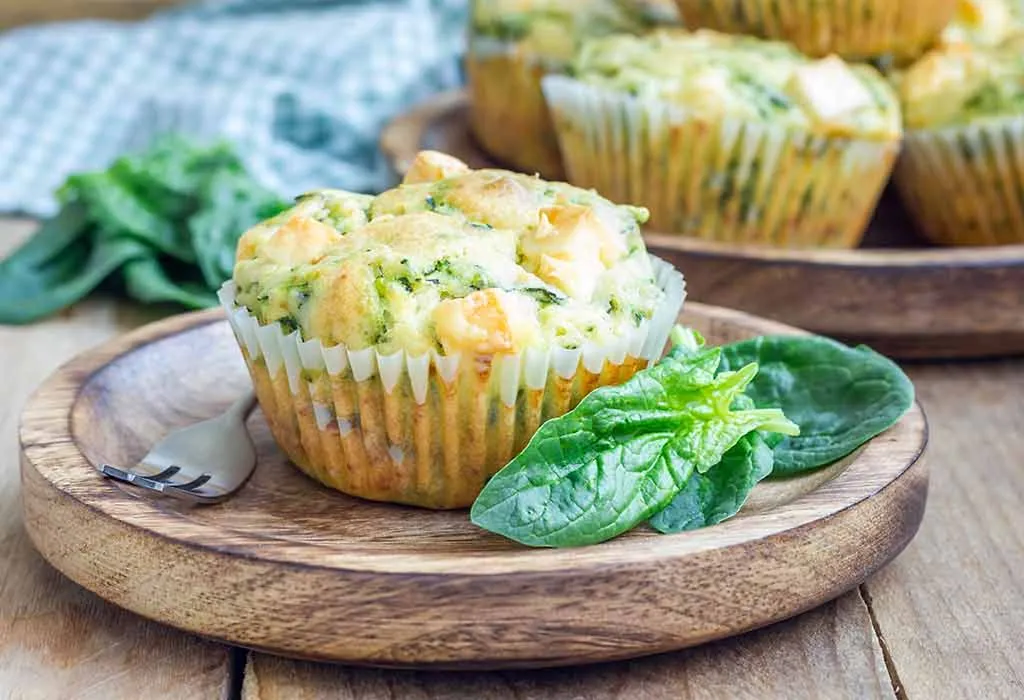 Spinach and Cheese Muffins