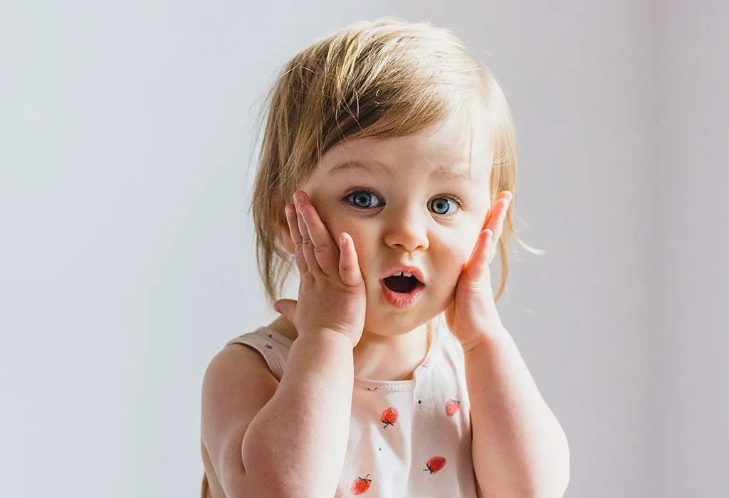 child is surprised