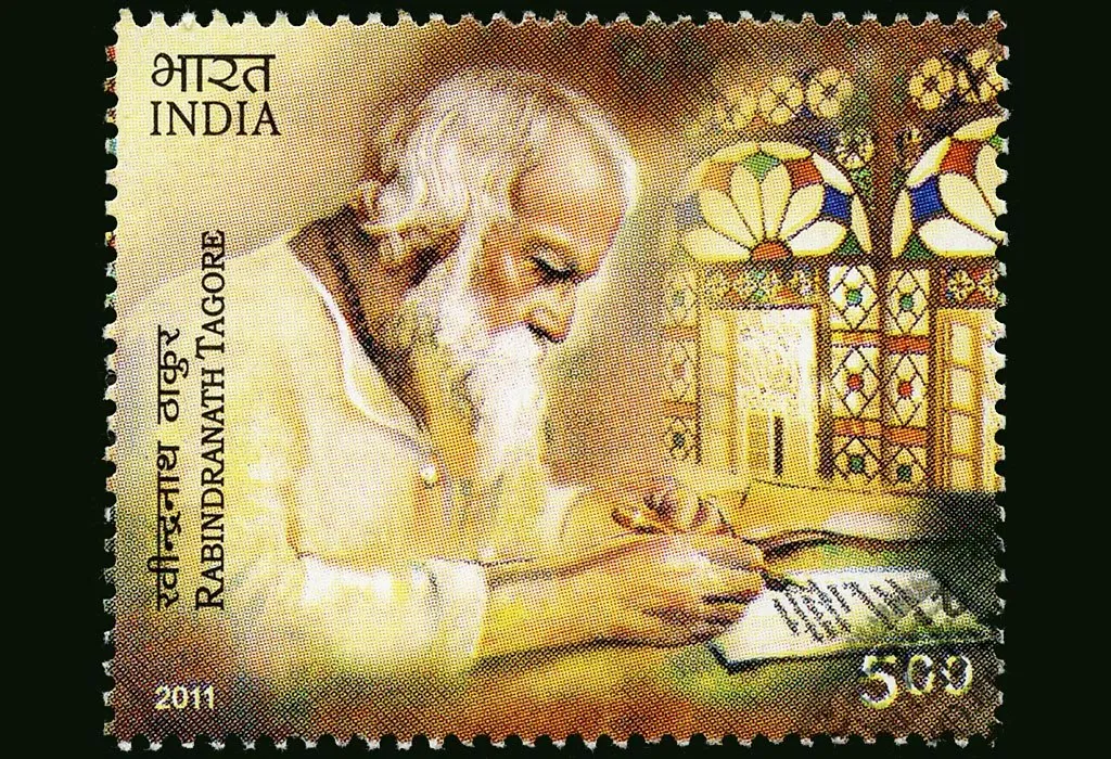 rabindranath tagore stamp