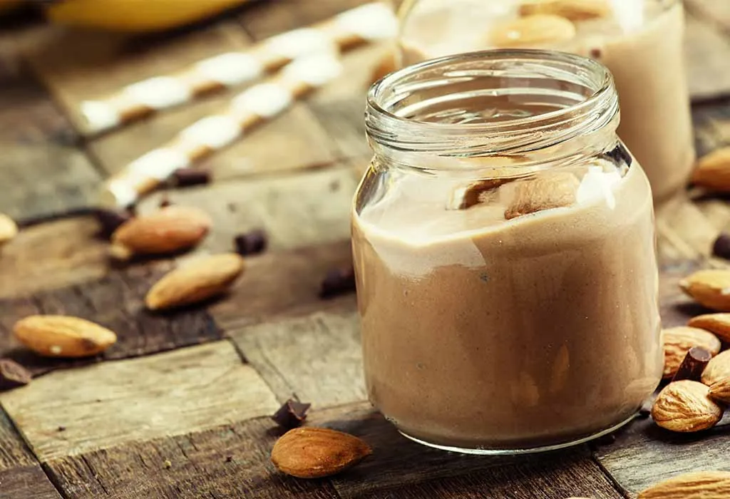 Chocolate Almond Milk Smoothie